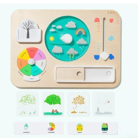 Lovevery Weather Learning Board for Kids - Picture 8 of 8